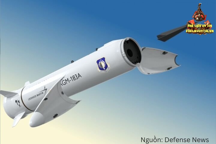 Tên lửa siêu vượt âm AGM-183A ARRW. Nguồn: Defense News